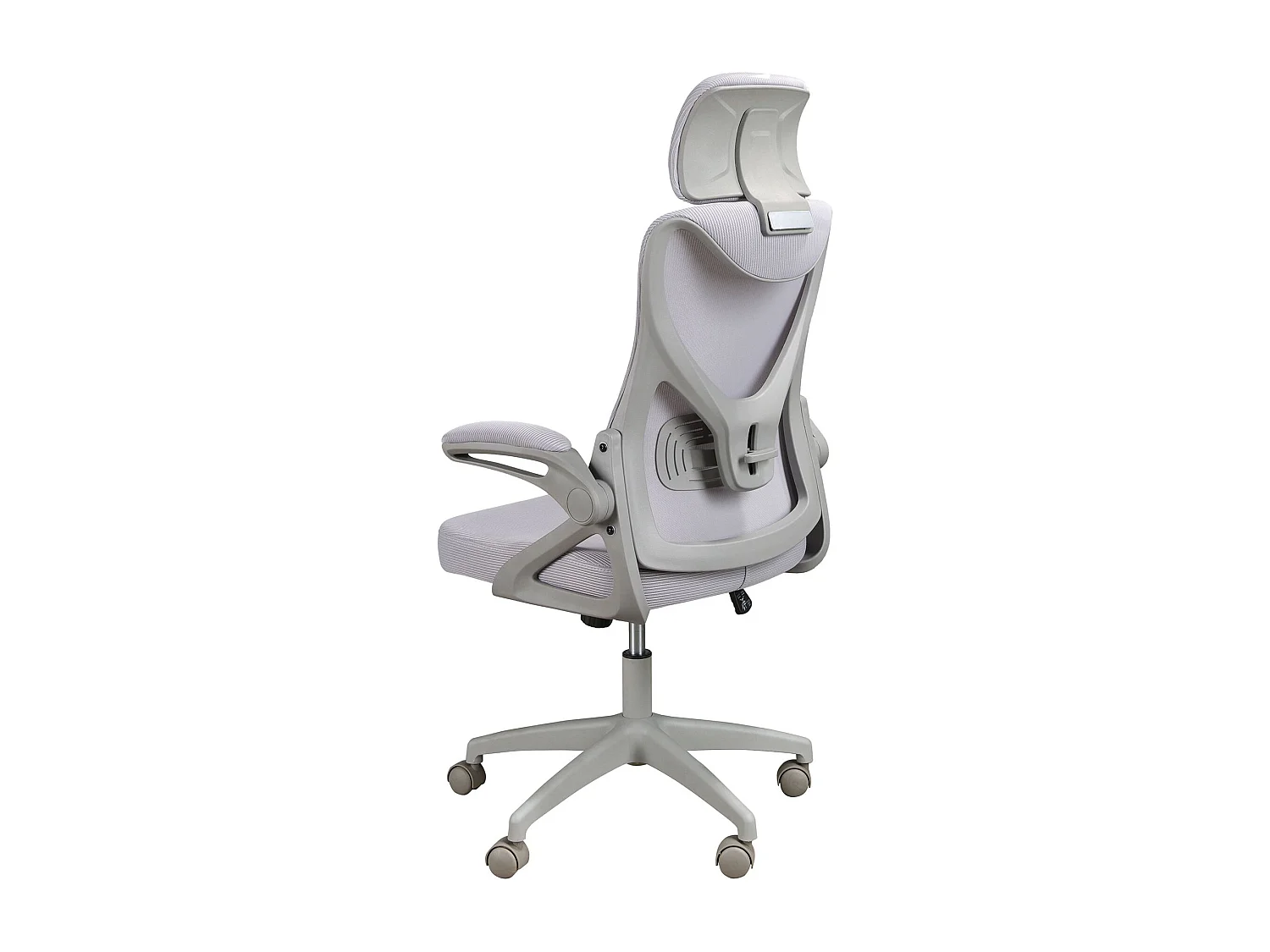Fauteuil de bureau pivotant tissu gris 4153 ANGEL CERDA