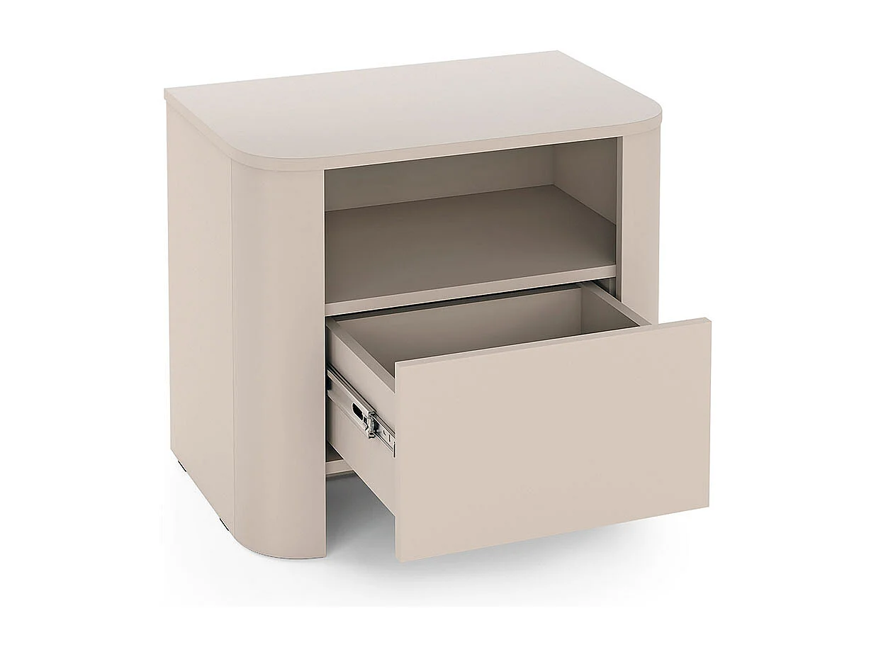 NACHTKONSOLE Bari Kaschmir 58 / 39 / 52cm (2er-Set)