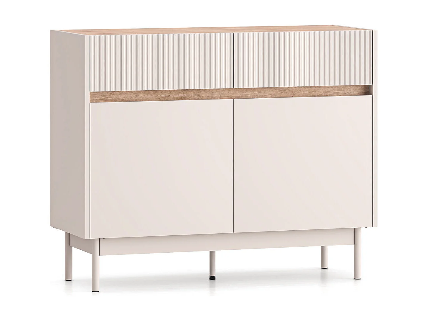 SIDEBOARD Dunea Cashmere / Eiche Cremona Torro 104 / 40 / 85 cm