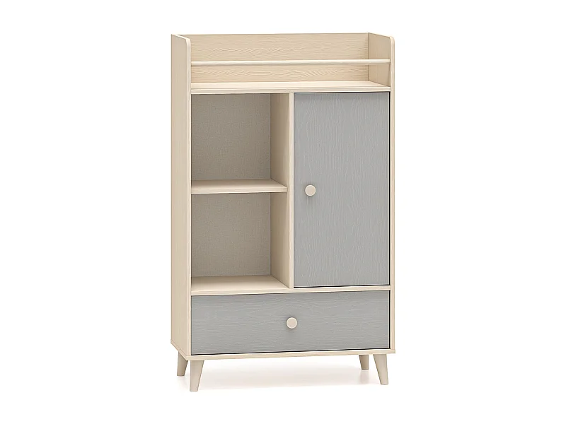 KOMMODE Mevel Wüstensand / Palladiumgrau 80 / 40 / 132cm