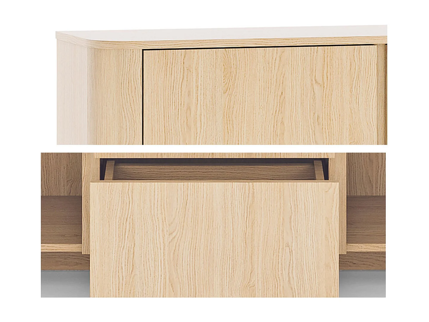 KOMMODE Bari Eiche Vicenza 168 / 39 / 84cm