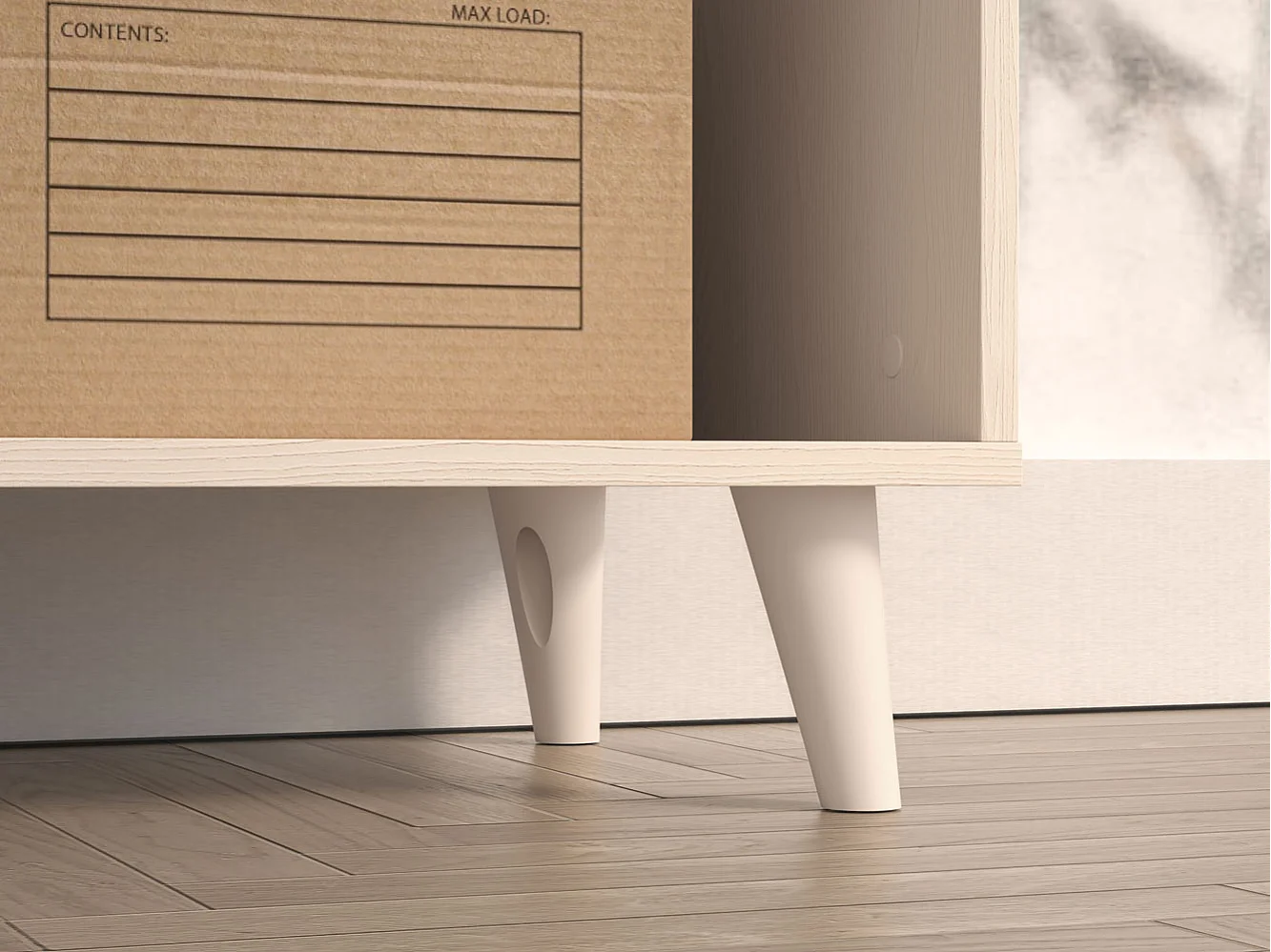 BÜCHERREGAL Mevel Wüstensand 50 / 40 / 190cm