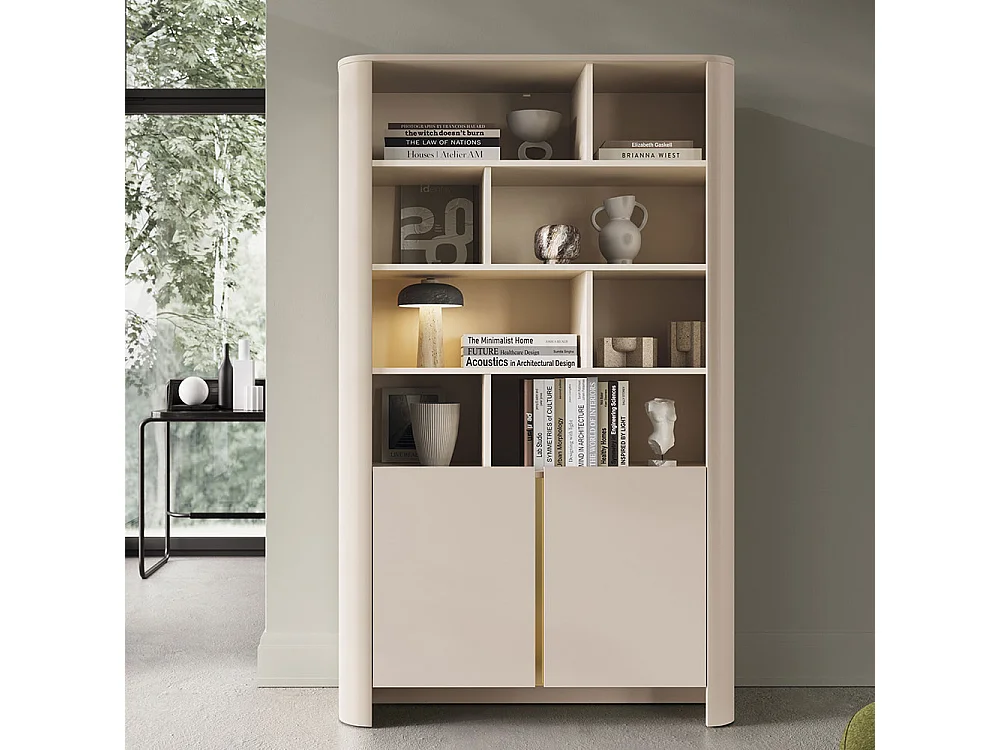 REGALSCHRANK Bari Kaschmir 103 / 39 / 170cm