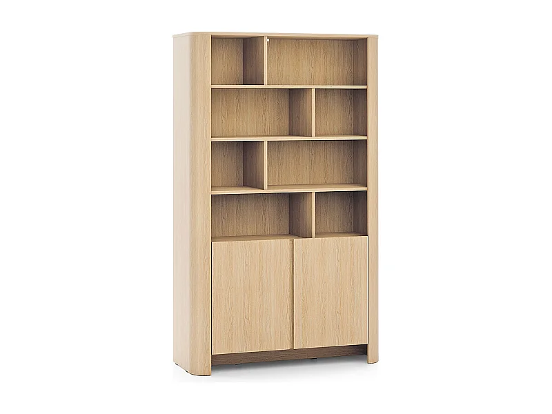 REGALSCHRANK Bari Eiche Vicenza 103 / 39 / 170cm