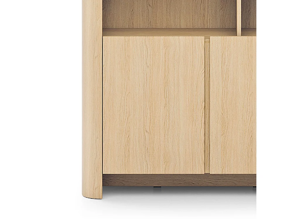 REGALSCHRANK Bari Eiche Vicenza 103 / 39 / 170cm