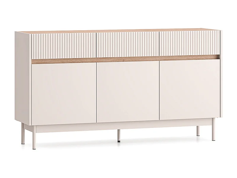 SIDEBOARD Dunea Cashmere / Eiche Cremona Torro 154 / 40 / 85 cm