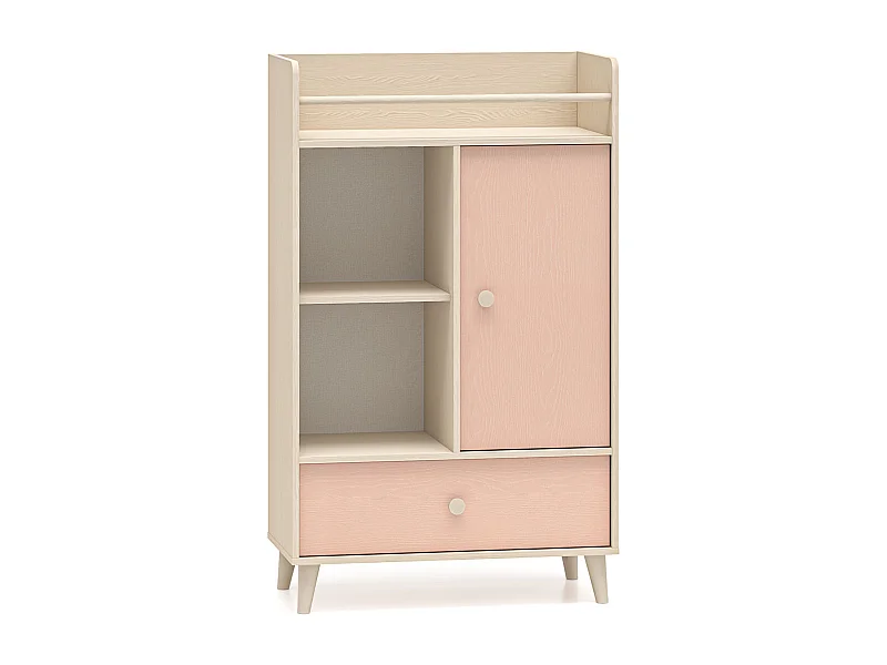 KOMMODE Mevel Wüstensand / Millennial Pink 80 / 40 / 132cm