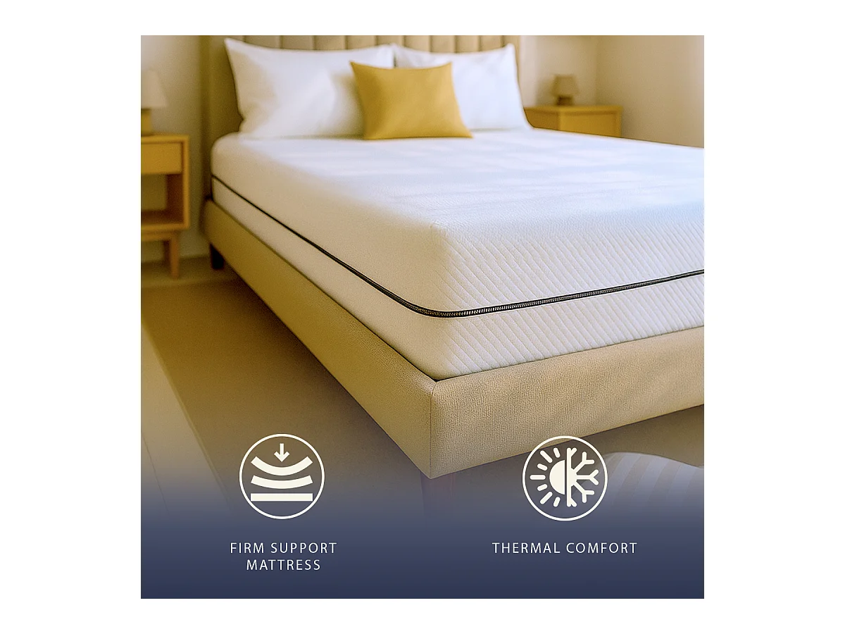 Materac francuski 140x190 H16 | Ortopedyczny | Hipoalergiczny | Wyprodukowano we Włoszech