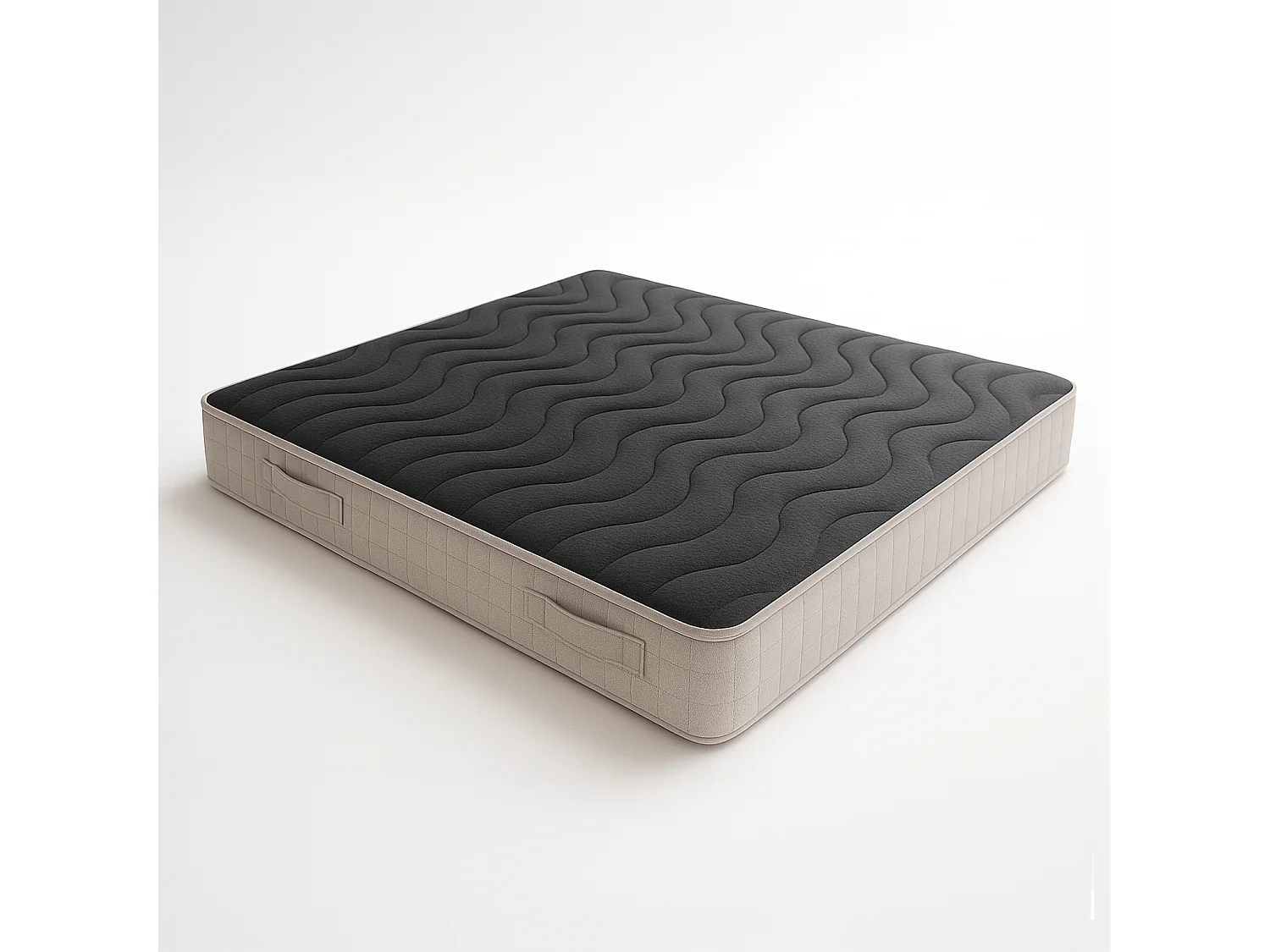 Matelas double français 140x200 mousse mémoire 9 zones H25 orthopédique hypoallergénique