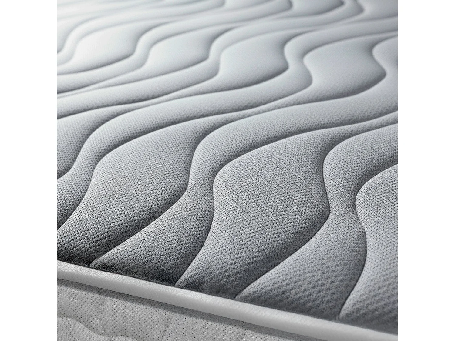 Eenpersoonsmatras 80x190 cm traagschuim 9 zones Hoogte 25 cm Orthopedisch Ademend Hypoallergeen