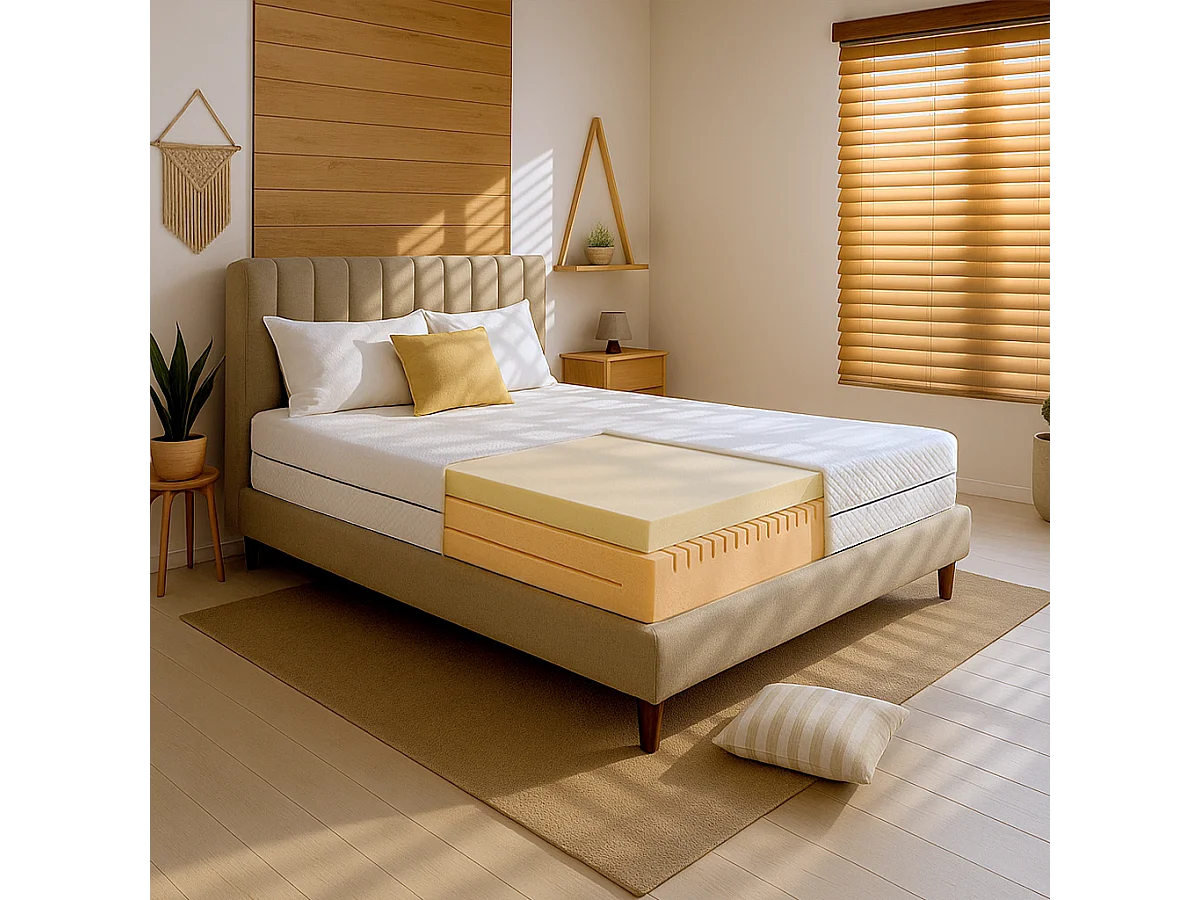 Matelas 140 X 190 | Hauteur 18 cm | Orthopédique | Hypoallergénique | Fabriqué en Italie