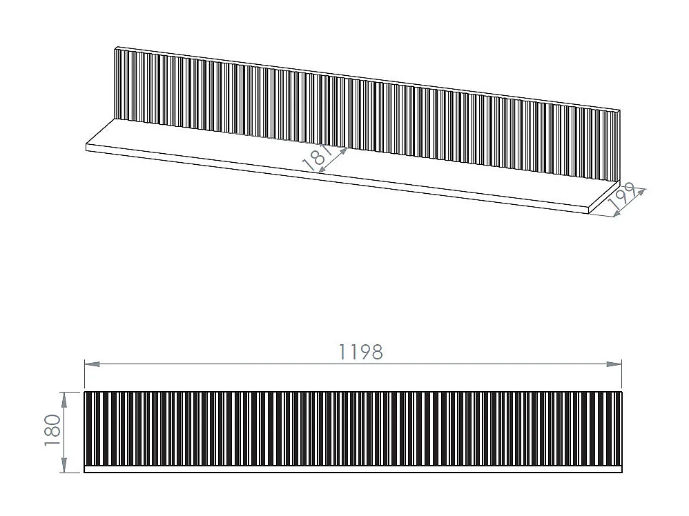 WANDREGAL Dunea Cashmere 120 / 20 / 18cm