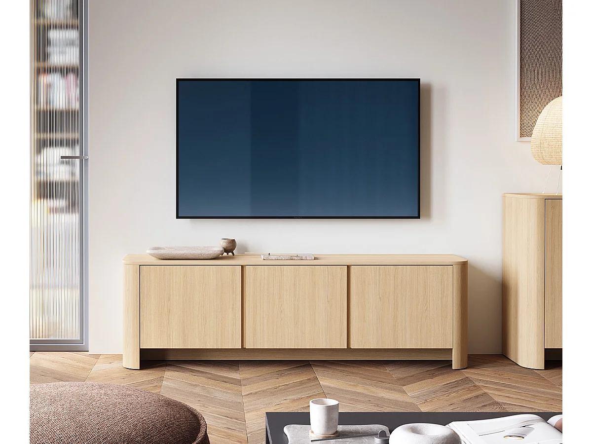 LOWBOARD Bari Eiche Vicenza 168 / 39 / 52cm