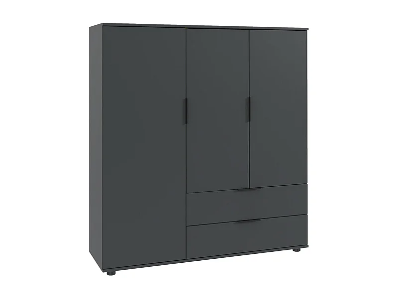 WÄSCHESCHRANK Easy Plus graphit 130 / 40 / 140cm