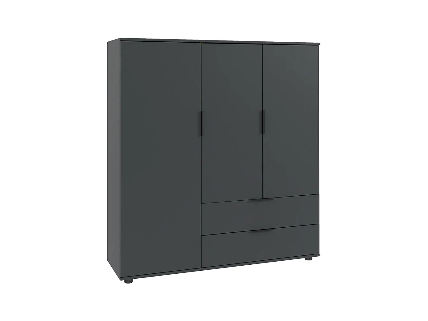 WÄSCHESCHRANK Easy Plus graphit 130 / 40 / 140cm