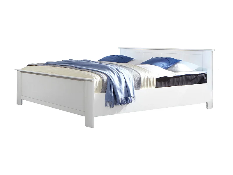 BETT Chalet weiß 169 / 210 / 85cm