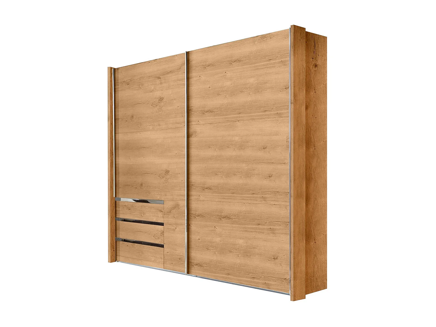 SCHWEBETÜRENSCHRANK Level Plankeneiche 200 / 65 /216cm