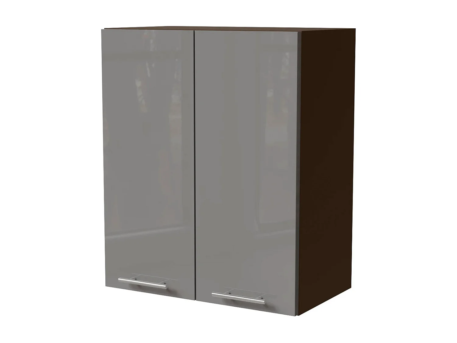 KÜCHENHÄNGESCHRANK Essen W3/60 Grau Hochglanz / Lava Matt 60 / 32,5 / 72cm