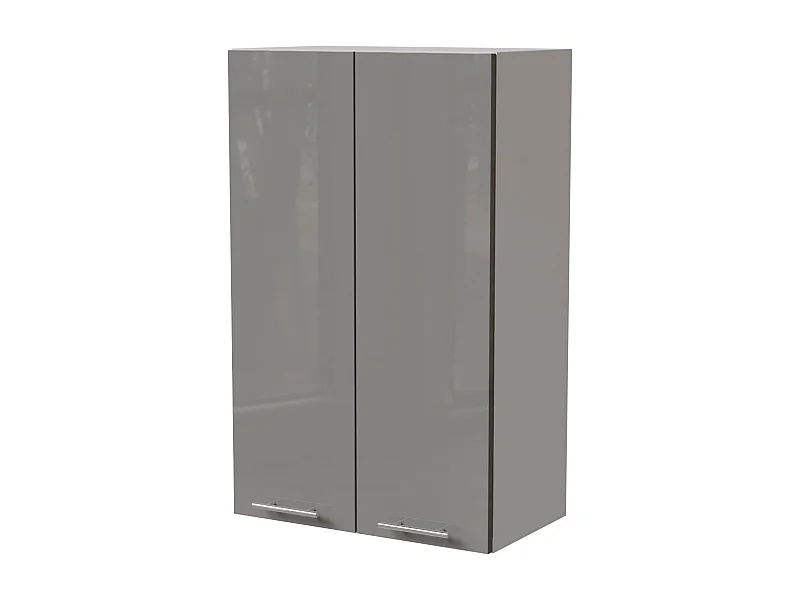 KÜCHENHÄNGESCHRANK Essen W4/60 Grau Hochglanz / Weiß Matt 60 / 32,5 / 96cm