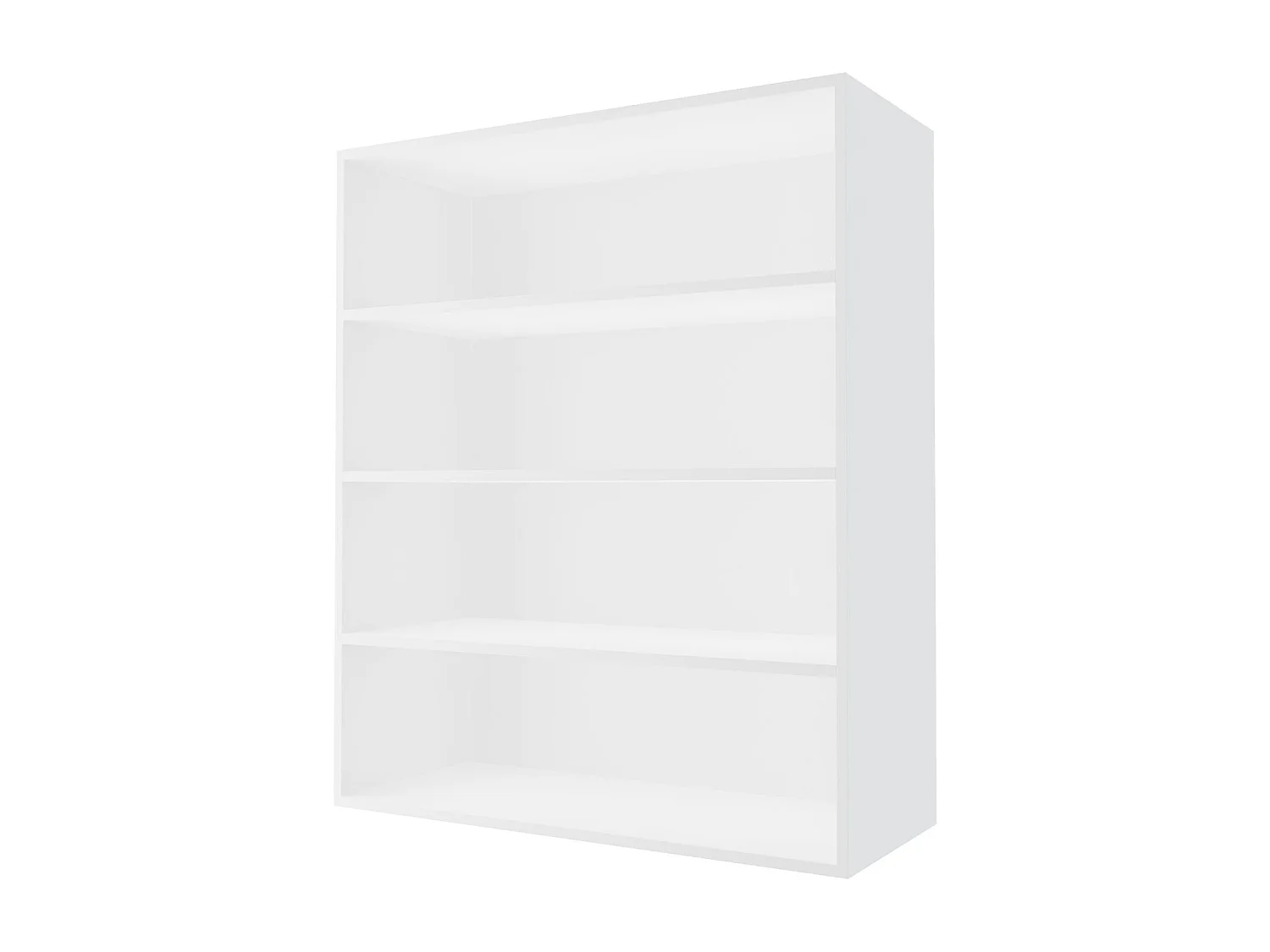 KÜCHENHÄNGESCHRANK Essen W4/60 Grau Hochglanz / Weiß Matt 60 / 32,5 / 96cm