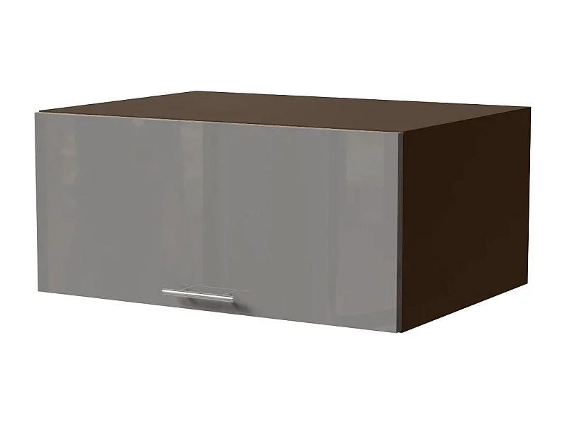 AUFSATZSCHRANK Essen W6B/80 Grau Hochglanz / Lava Matt 80 / 59 / 36cm