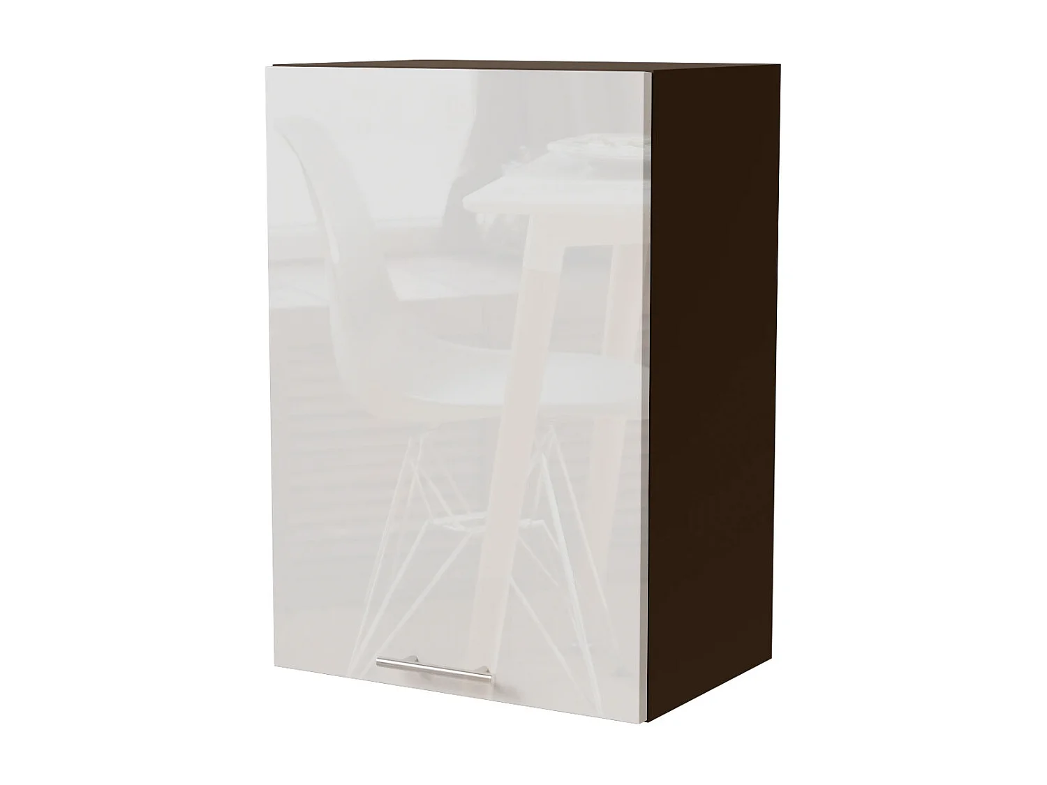 KÜCHENHÄNGESCHRANK Essen W2/50 Weiß Hochglanz / Lava Matt 50 / 32,5 / 72cm