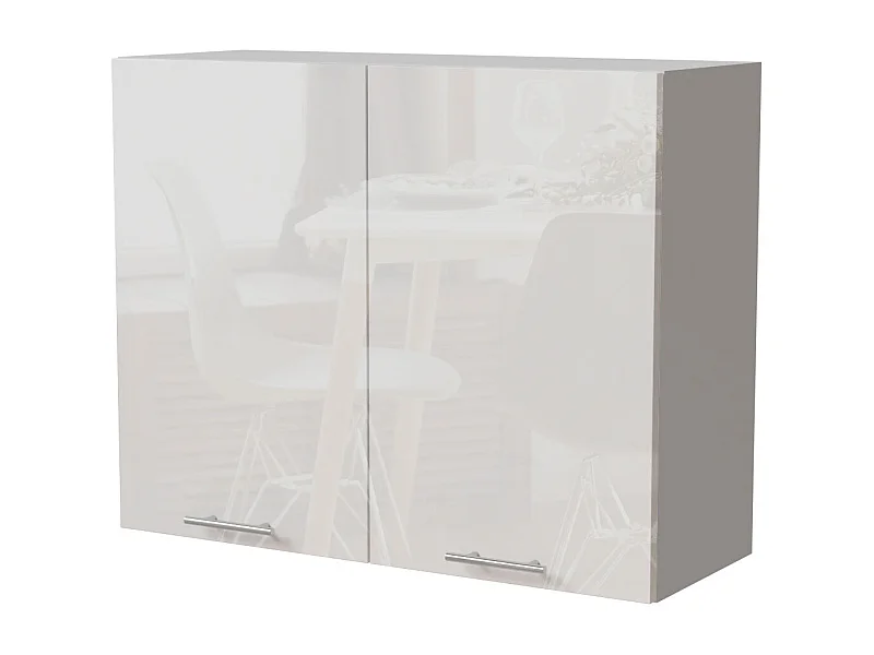 KÜCHENHÄNGESCHRANK Essen W3/90 Weiß Hochglanz / Weiß Matt 90 / 32,5 / 72cm