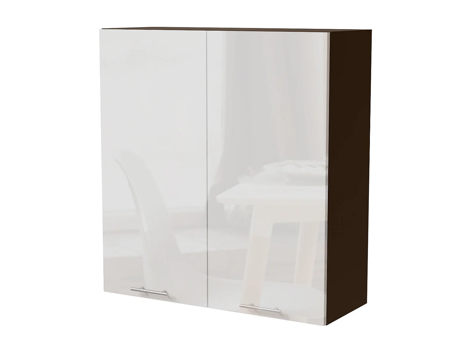 HÄNGESCHRANK Essen W4/90 Weiß Hochglanz / Lava Matt 90 / 32,5 / 96cm