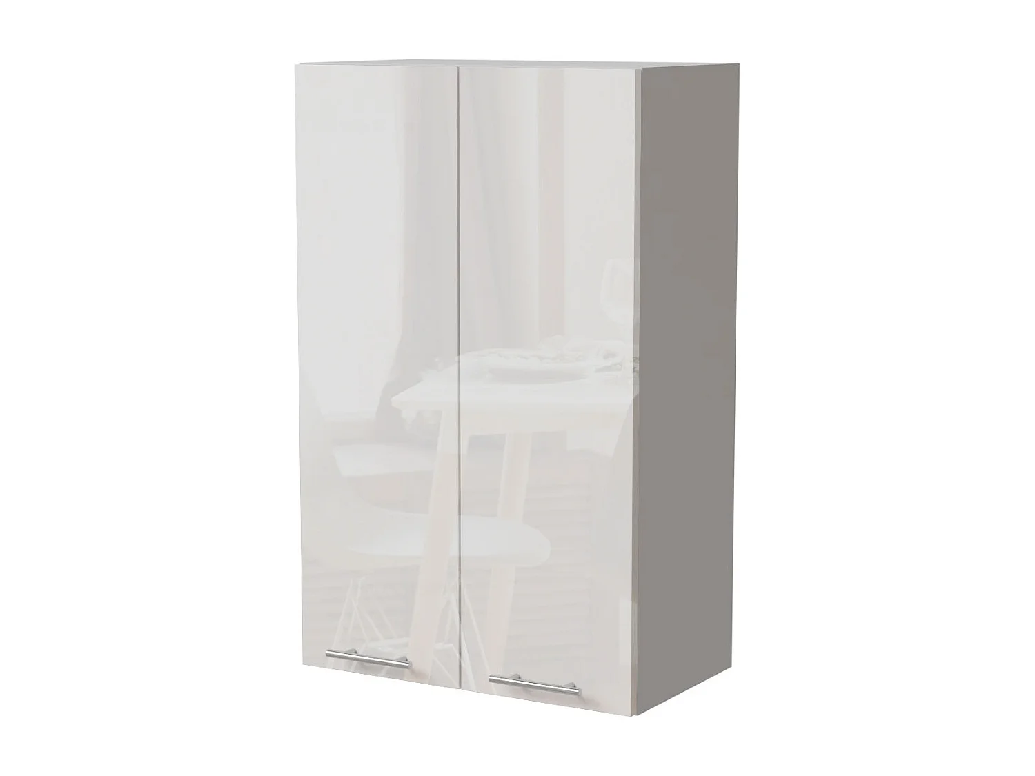 KÜCHENHÄNGESCHRANK Essen W4/60 Weiß Hochglanz / Weiß Matt 60 / 32,5 / 96cm