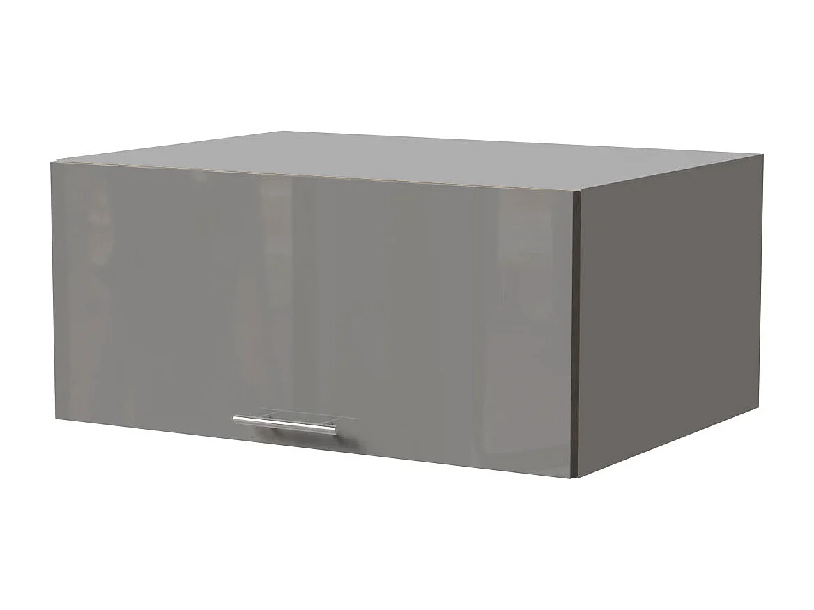 AUFSATZSCHRANK Essen W6B/80 Grau Hochglanz / Grau Matt 80 / 59 / 36cm