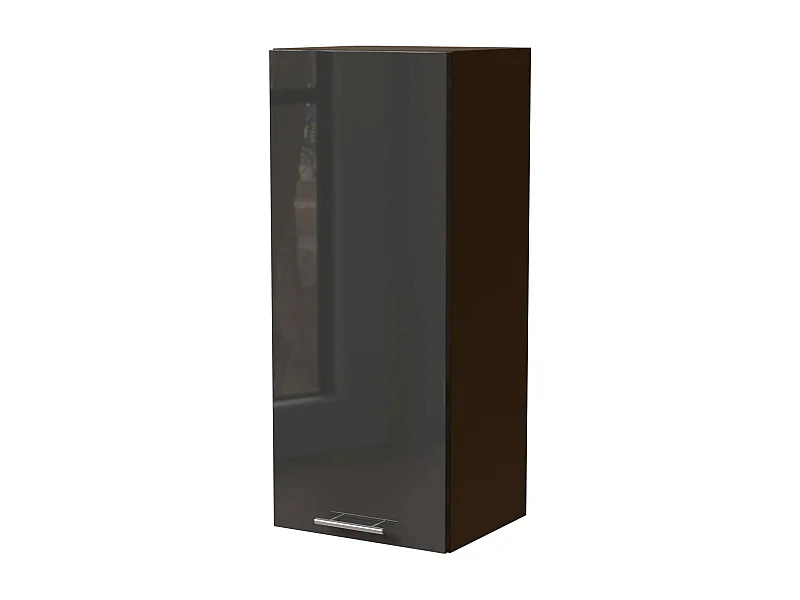 KÜCHENHÄNGESCHRANK W4/40 Essen Graphit Hochglanz / Lava Matt 40 / 32,5 / 96cm