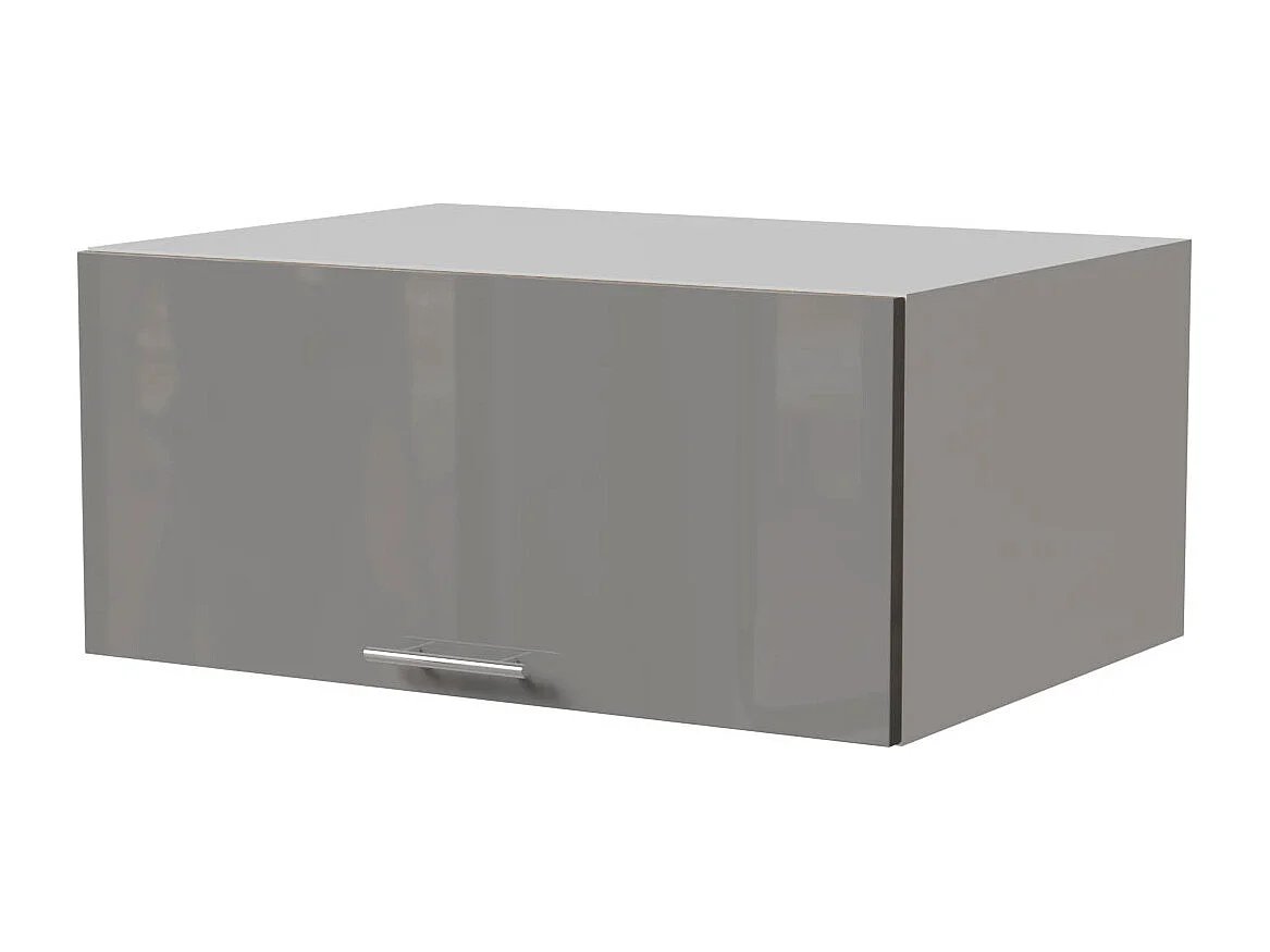 AUFSATZSCHRANK Essen W6B/80 Grau Hochglanz / Weiß Matt 80 / 59 / 36cm