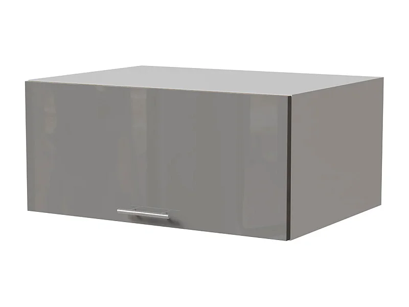 AUFSATZSCHRANK Essen W6B/80 Grau Hochglanz / Weiß Matt 80 / 59 / 36cm