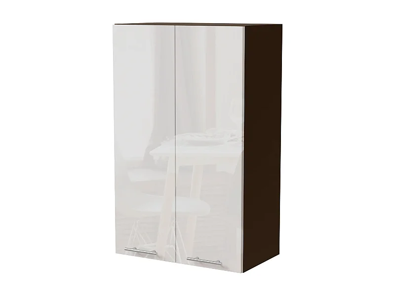 KÜCHENHÄNGESCHRANK Essen W4/60 Weiß Hochglanz / Lava Matt 60 / 32,5 / 96cm