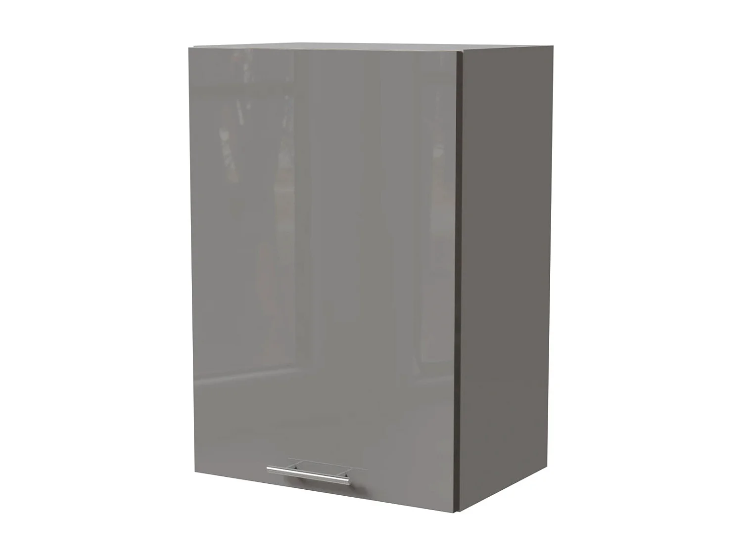 KÜCHENHÄNGESCHRANK Essen W2/50 Grau Hochglanz / Grau Matt 50 / 32,5 / 72cm