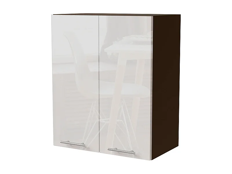 KÜCHENHÄNGESCHRANK Essen W3/60 Weiß Hochglanz / Lava Matt 60 / 32,5 / 72cm