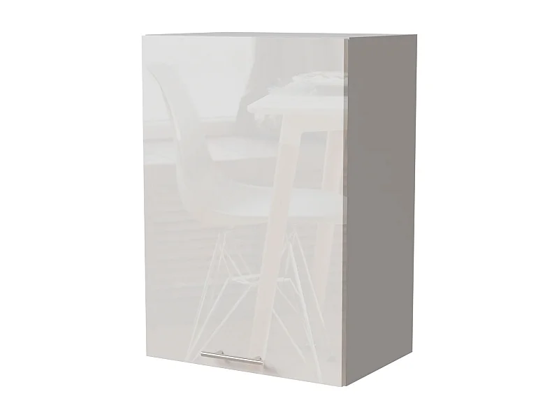 KÜCHENHÄNGESCHRANK Essen W2/50 Weiß Hochglanz / Weiß Matt 50 / 32,5 / 72cm