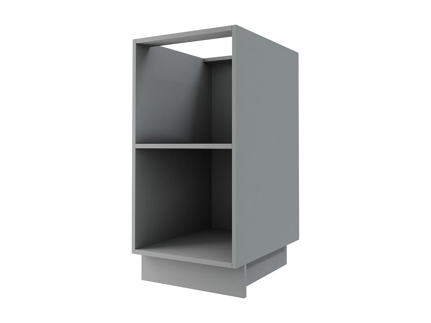 KÜCHENUNTERSCHRANK Essen D1D/30 Schwarz Hochglanz / Grau Matt 30 / 50 / 82cm