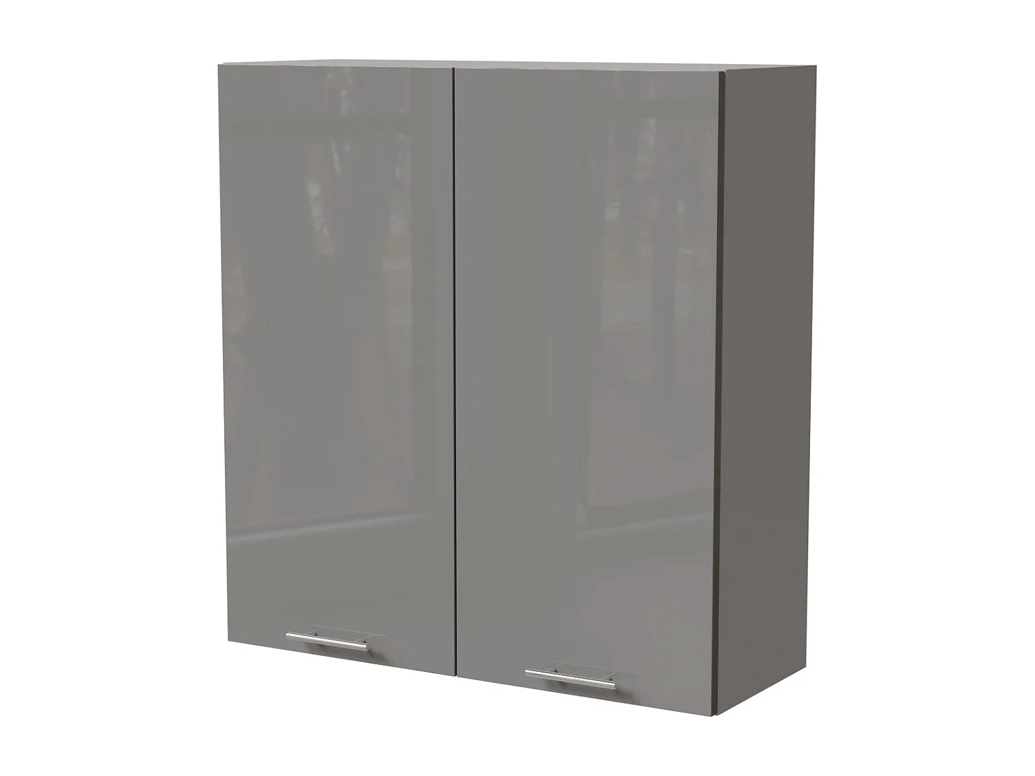 HÄNGESCHRANK Essen W4/90 Grau Hochglanz / Grau Matt 90 / 32,5 / 96cm