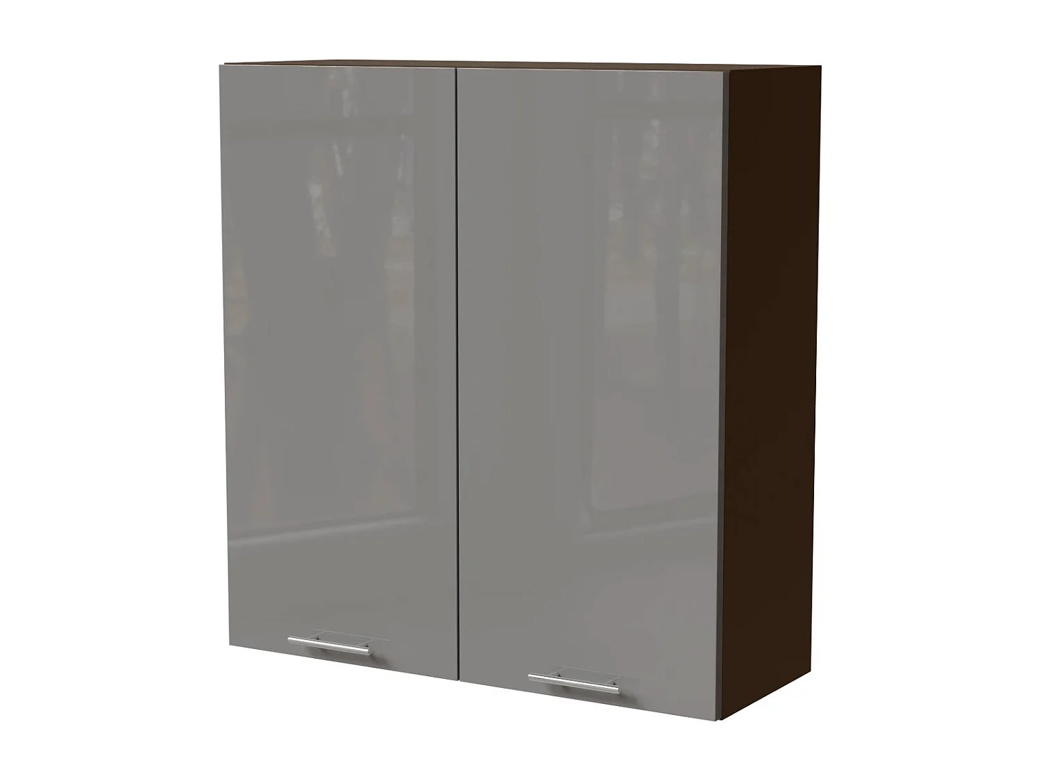 HÄNGESCHRANK Essen W4/90 Grau Hochglanz / Lava Matt 90 / 32,5 / 96cm