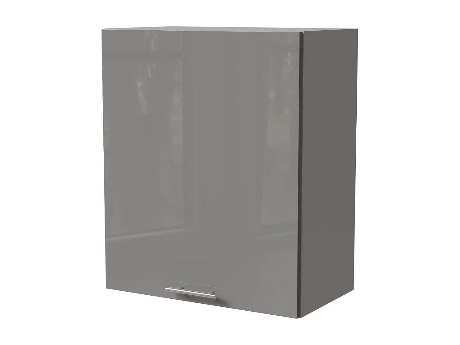 KÜCHENHÄNGESCHRANK Essen W2/60 Grau Hochglanz / Grau Matt 60 / 32,5 / 72cm