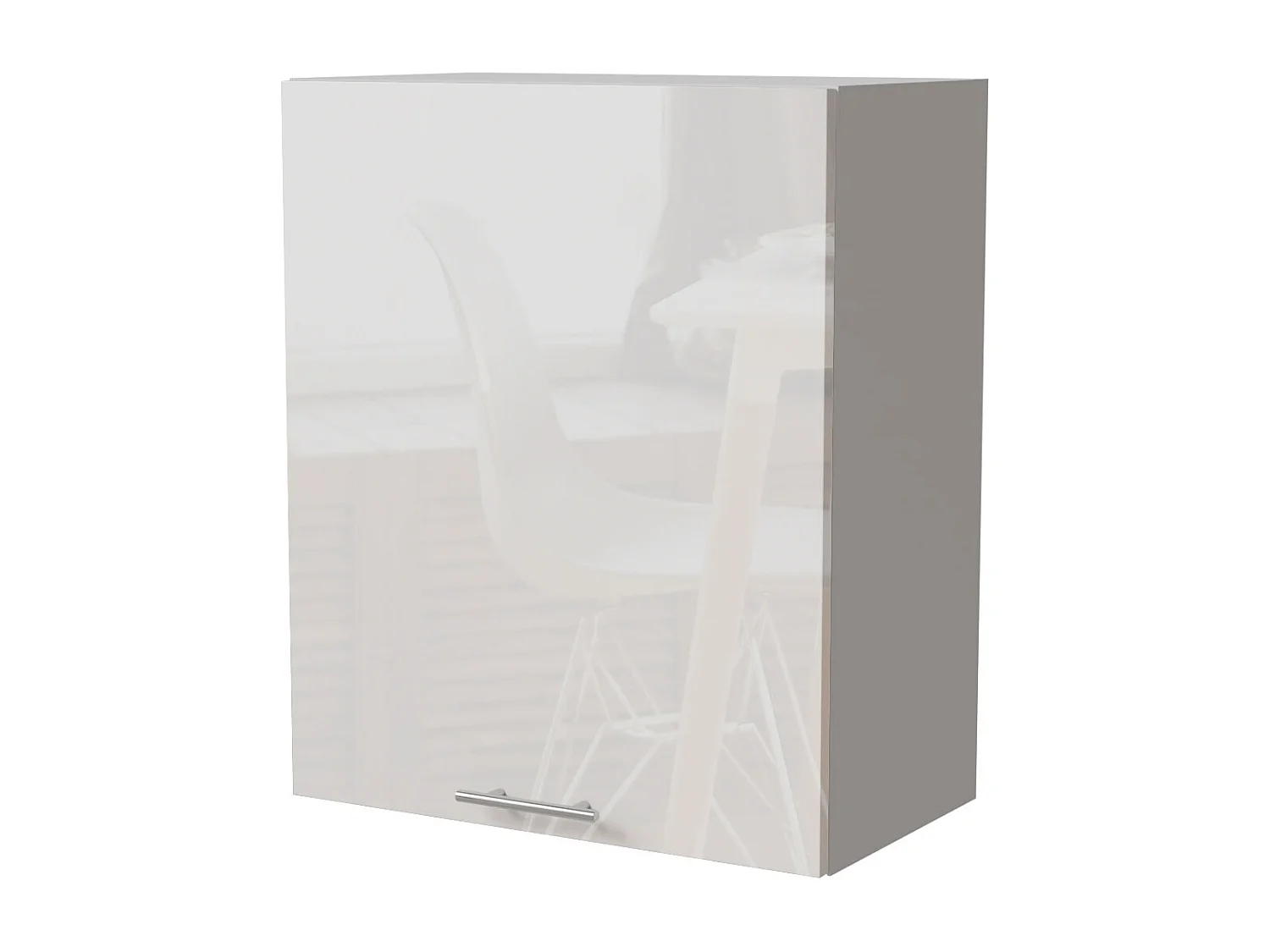 KÜCHENHÄNGESCHRANK Essen W2/60 Weiß Hochglanz / Weiß Matt 60 / 32,5 / 72cm