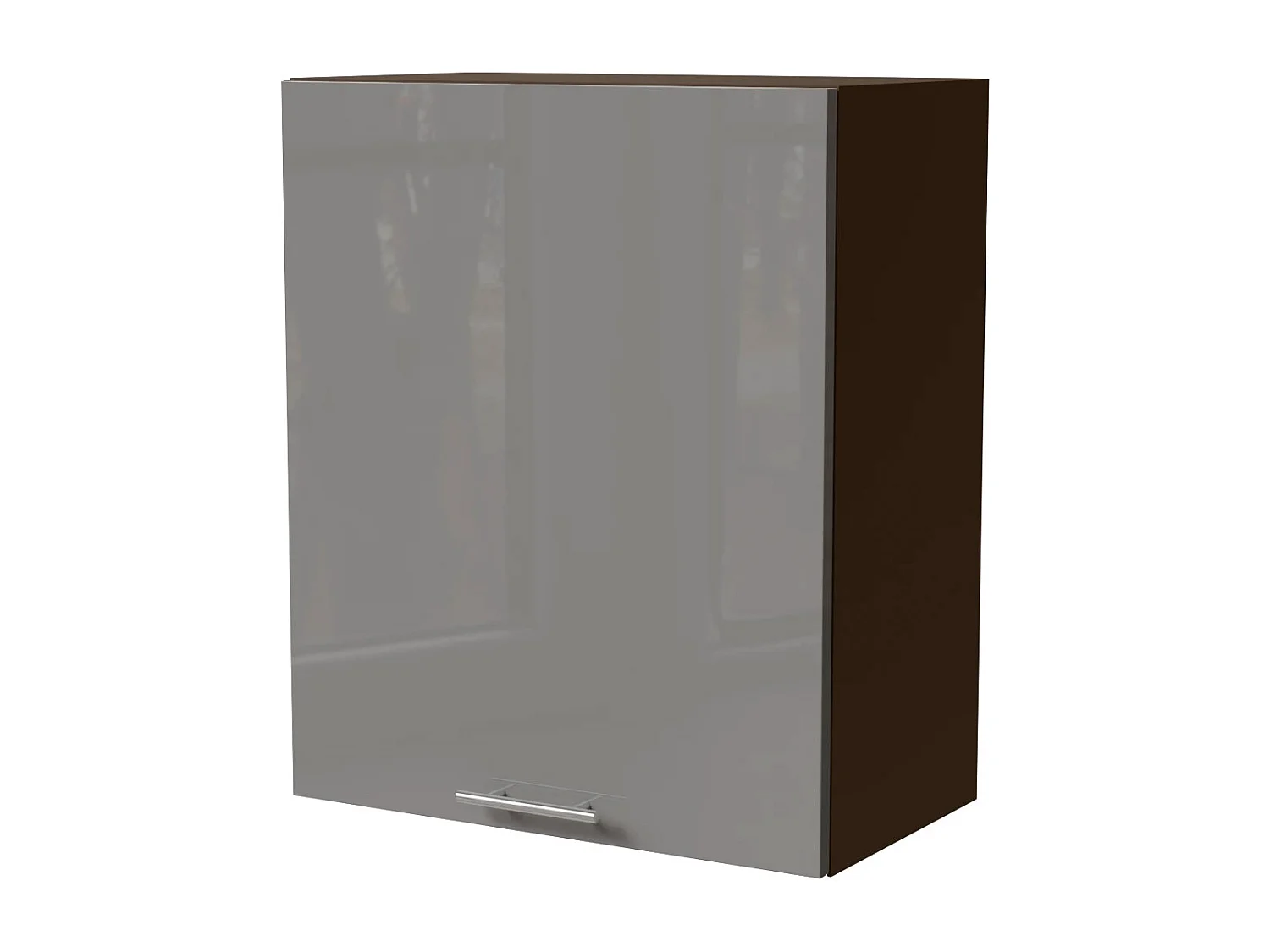 KÜCHENHÄNGESCHRANK Essen W2/60 Grau Hochglanz / Lava Matt 60 / 32,5 / 72cm