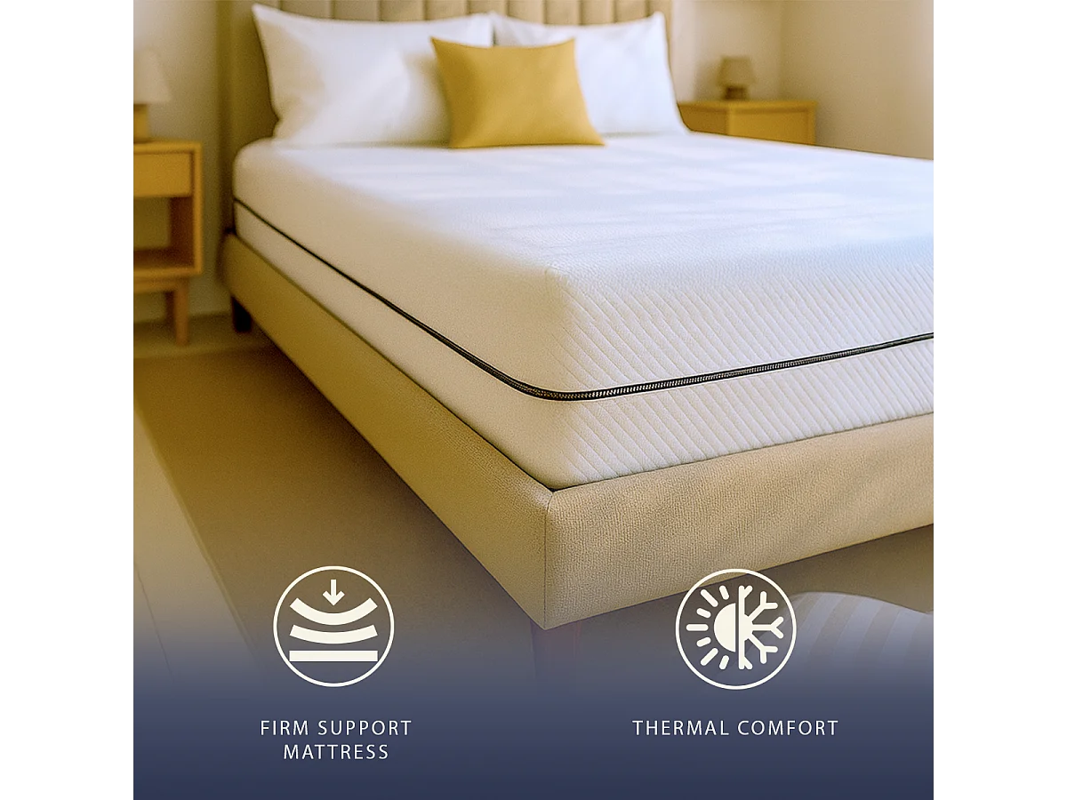 Matelas 80 X 190 | Hauteur 14 cm | Orthopédique | Hypoallergénique | Fabriqué en Italie