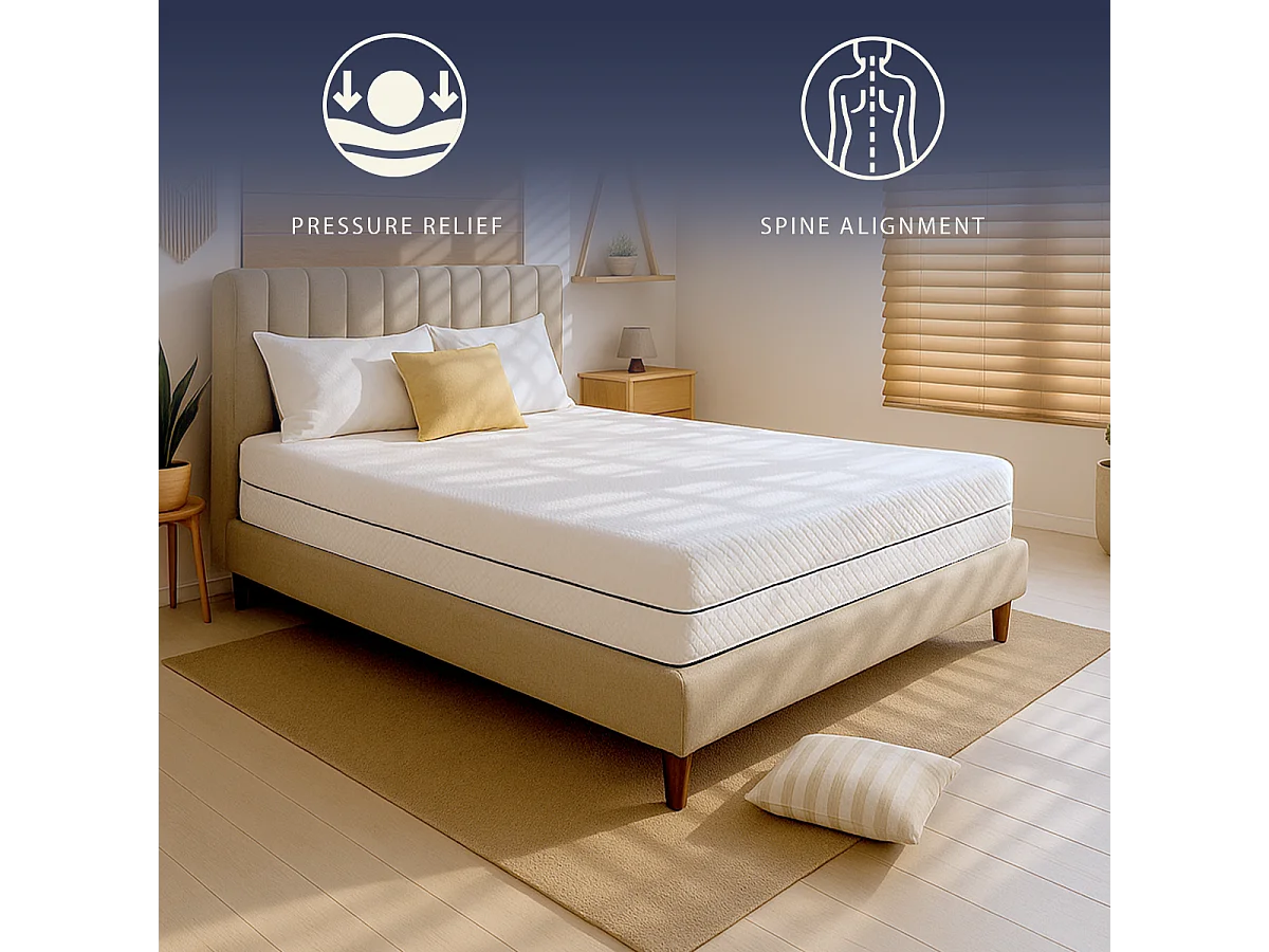 Matelas 80 X 190 | Hauteur 16 cm | Orthopédique | Hypoallergénique | Fabriqué en Italie