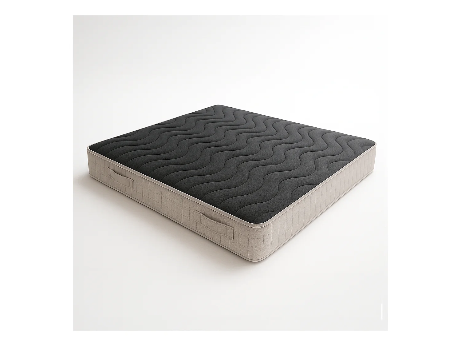 Matelas double 160x200 mousse mémoire 9 zones H22 orthopédique hypoallergénique