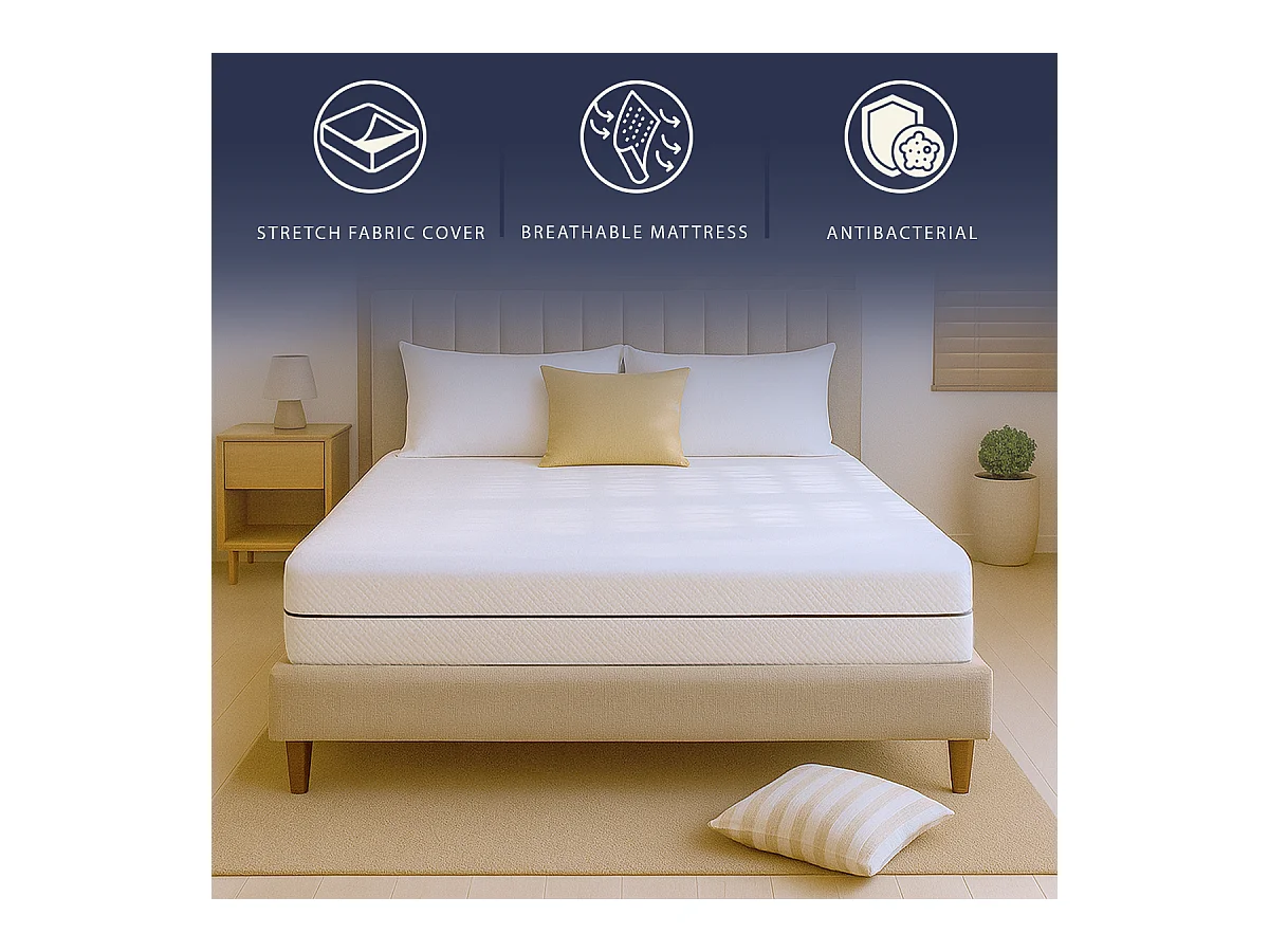 Doppelmatratze 160 X 200 | Höhe 16 cm | Orthopädisch | Antiallergisch | Made in Italy