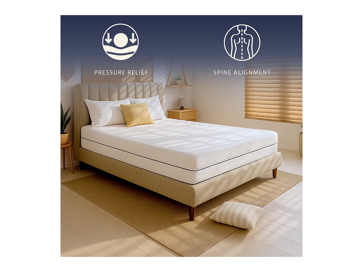 Matratze 120 X 190 | Höhe 20 cm | Orthopädisch | Antiallergisch | Made in Italy