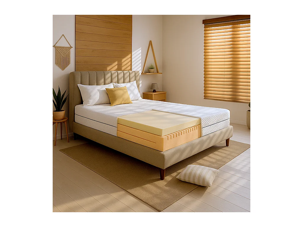 Matelas 140 X 200 | Hauteur 14 cm | Orthopédique | Hypoallergénique | Fabriqué en Italie