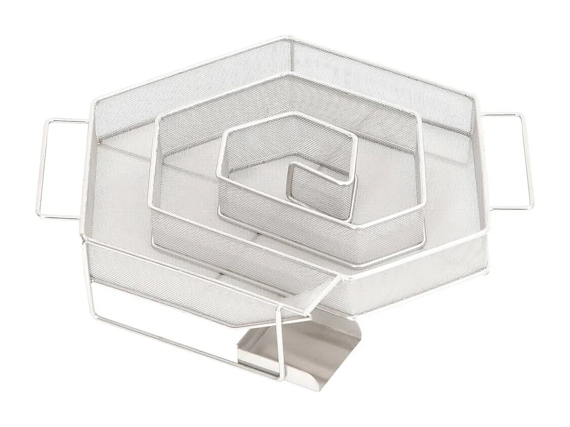 Defumador p/ churrasqueira c/ gerador fumo frio aço galvanizado